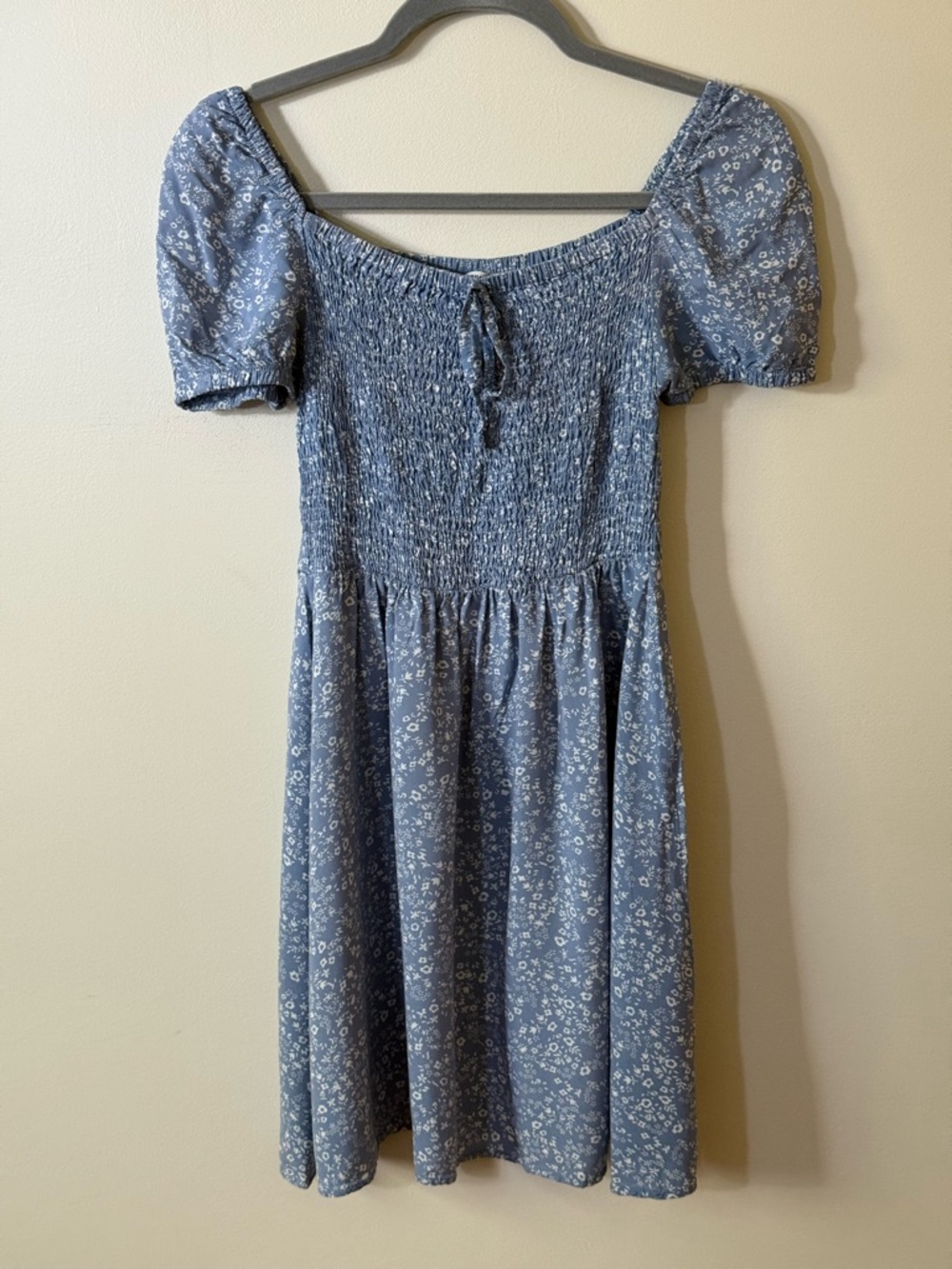 Terranova Floral Mini Dress - Casual Puff Sleeve